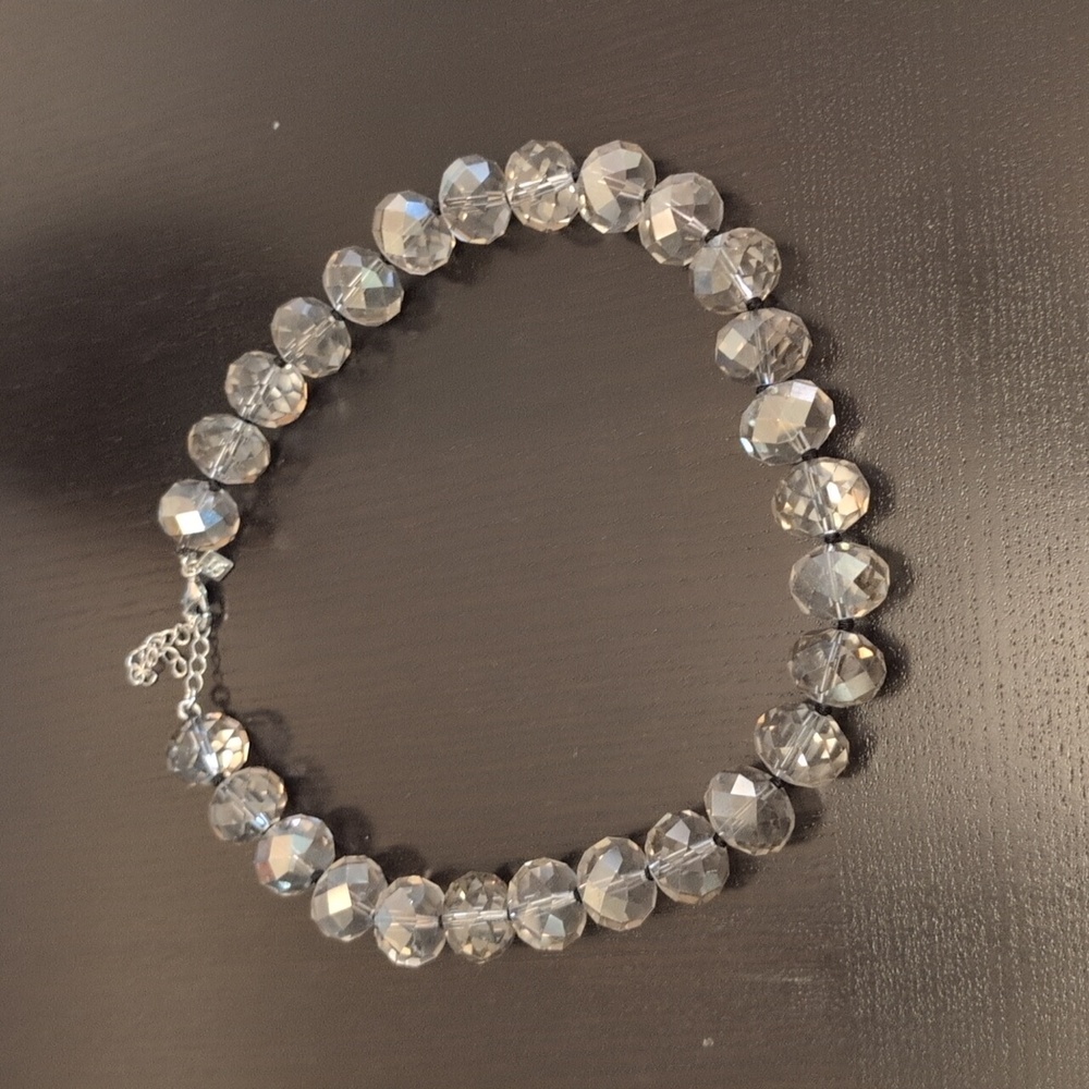 Banana Republic Elegant Crystal Chunky Beaded Necklace - Picture 3 of 4